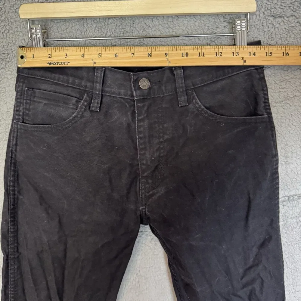 Levis Workwear Fit Jeans Mens 30x30 Black Denim Straight Leg‎